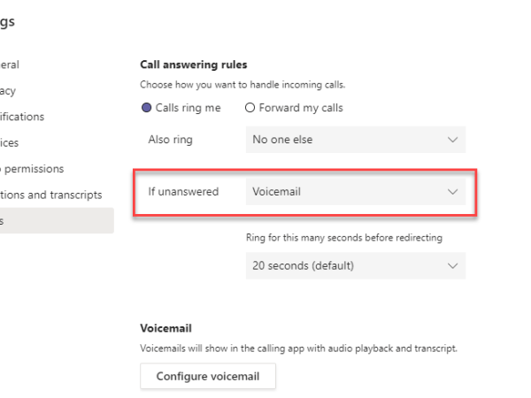 Busy on Busy Options – Teams&nbsp;Calling