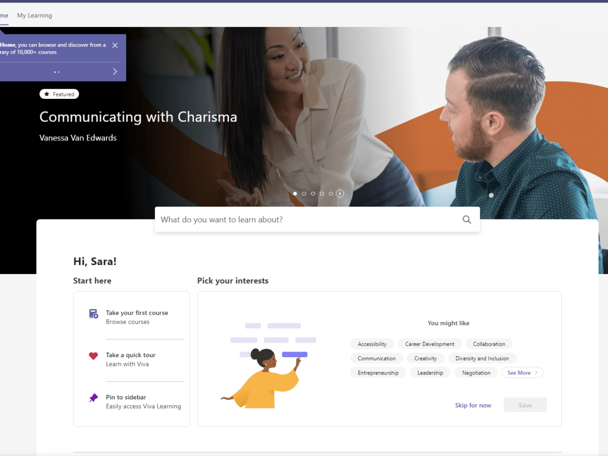 Here comes Viva&nbsp;Learning