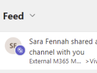 To Enable Shared Channels Between Two&nbsp;Organisations