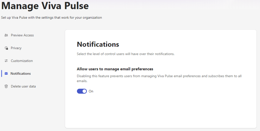 Screenshot of the notification options described in the text.
